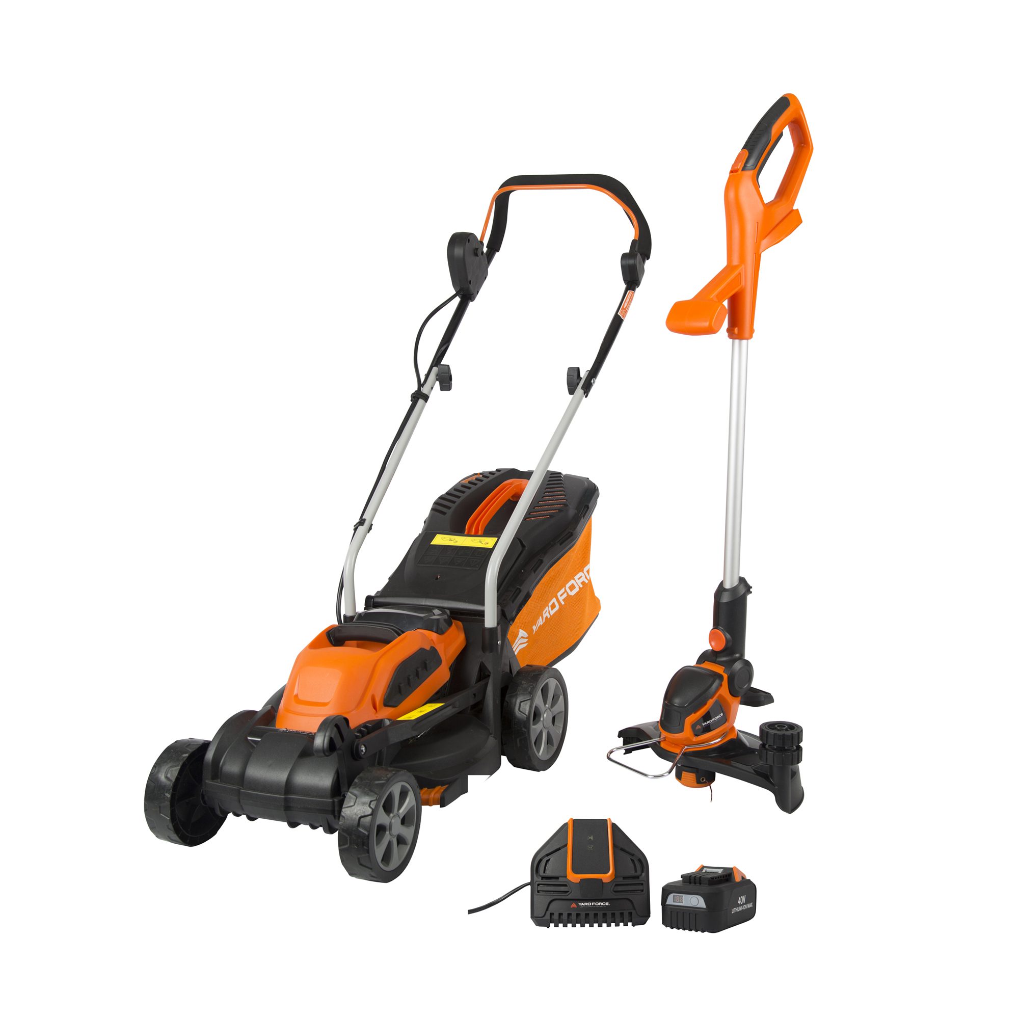 Cordless Lawnmower & Grass Trimmer Twin Pack